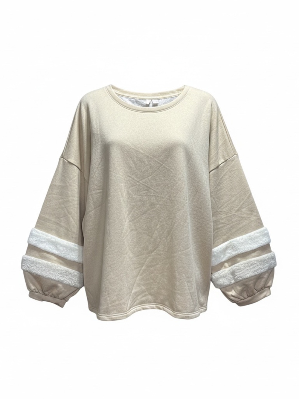 Plus Size Oversized Fleece Lined Sweatshirt 26/28